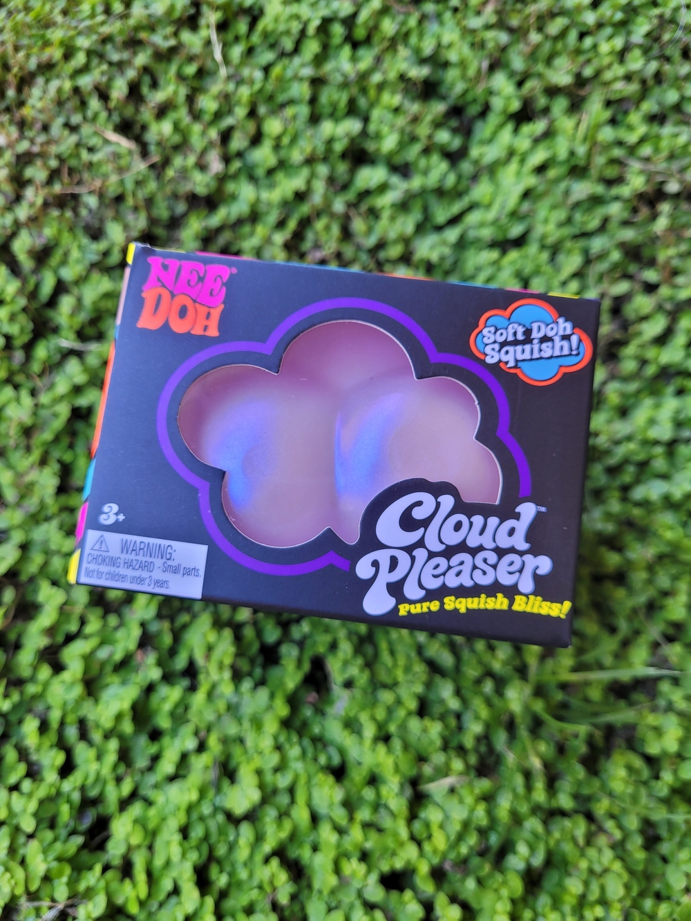 Nee Doh Cloud Pleaser Squish Toy - Purple and Pink